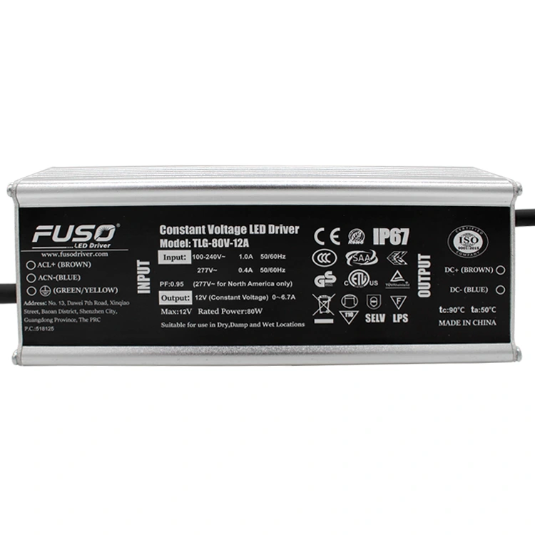 เหตุใดจึงเลือกไดรเวอร์ LED แรงดันคงที่ PF 12V 80W สูงเพื่อประสิทธิภาพการส่องสว่างที่เสถียร