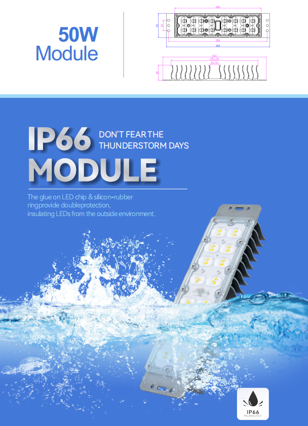 50w led street light module